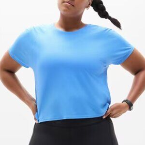 Athleta Grid Knit Tee Size: XL